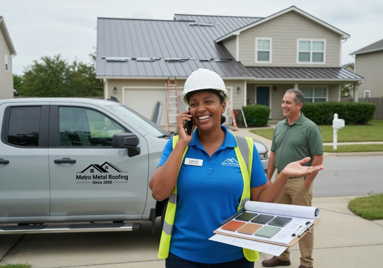 Storm Damage Metal Roof Repair in Creighton, PA